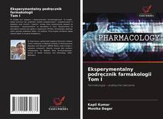 Buchcover von Eksperymentalny podręcznik farmakologii Tom I