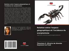 Buchcover von Relation entre l'espace géographique et l'incidence du scorpionisme