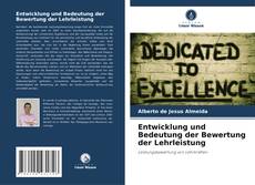 Couverture de Entwicklung und Bedeutung der Bewertung der Lehrleistung