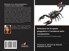 Bookcover of Relazione tra lo spazio geografico e l'incidenza dello scorpionismo