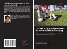 Capa do livro de „Efekt względnego wieku” w piłce nożnej dziecięcej 