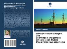Buchcover von Wirtschaftliche Analyse und Leistungsmanagement eines kleinen Hybrid-Stromversorgungssystems