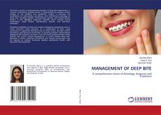 Buchcover von MANAGEMENT OF DEEP BITE