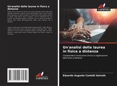 Обложка Un'analisi della laurea in fisica a distanza