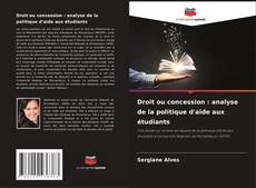 Buchcover von Droit ou concession : analyse de la politique d'aide aux étudiants
