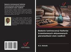 Couverture de Badanie luminescencji fosforów krzemianowych aktywowanych pierwiastkami ziem rzadkich