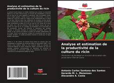 Обложка Analyse et estimation de la productivité de la culture du ricin