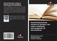 Bookcover of Somministrazione mirata di farmaci nel colon mediante microcapsule di Aecelofenac