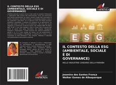Copertina di IL CONTESTO DELLA ESG (AMBIENTALE, SOCIALE E DI GOVERNANCE)