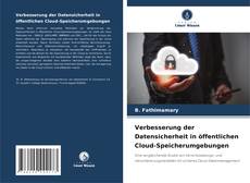 Capa do livro de Verbesserung der Datensicherheit in öffentlichen Cloud-Speicherumgebungen 
