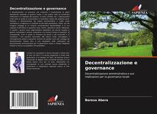 Decentralizzazione e governance的封面