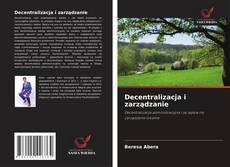 Couverture de Decentralizacja i zarządzanie