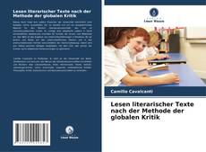 Buchcover von Lesen literarischer Texte nach der Methode der globalen Kritik