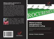 Buchcover von Wkład praktyk zakupowych w świadczenie usług