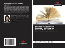Portada del libro de School research in primary education