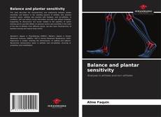 Bookcover of Balance and plantar sensitivity