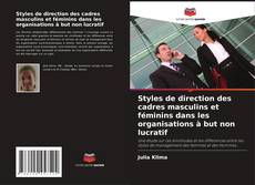 Copertina di Styles de direction des cadres masculins et féminins dans les organisations à but non lucratif