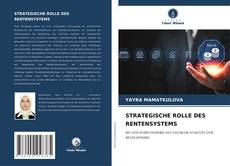 Couverture de STRATEGISCHE ROLLE DES RENTENSYSTEMS