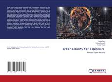 Bookcover of cyber security for beginners