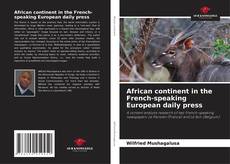 Buchcover von African continent in the French-speaking European daily press