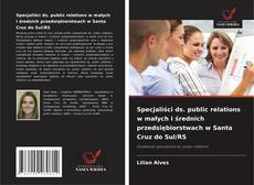 Buchcover von Specjaliści ds. public relations w małych i średnich przedsiębiorstwach w Santa Cruz do Sul/RS