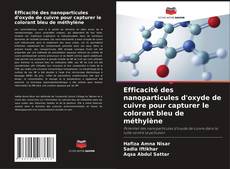 Copertina di Efficacité des nanoparticules d'oxyde de cuivre pour capturer le colorant bleu de méthylène