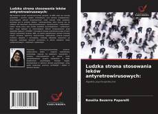 Portada del libro de Ludzka strona stosowania leków antyretrowirusowych: