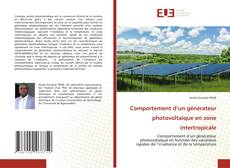 Comportement d’un générateur photovoltaïque en zone intertropicale的封面