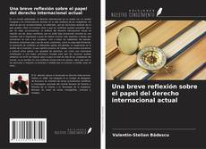 Una breve reflexión sobre el papel del derecho internacional actual的封面