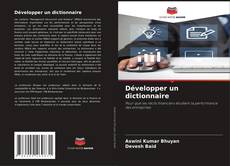 Обложка Développer un dictionnaire