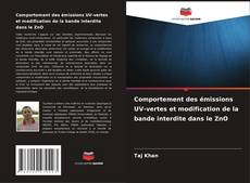 Обложка Comportement des émissions UV-vertes et modification de la bande interdite dans le ZnO