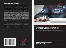 Copertina di Opracowanie słownika