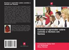 Capa do livro de Ensinar e aprender sobre comida e têxteis em Samoa 