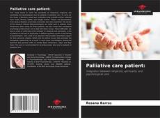 Buchcover von Palliative care patient: