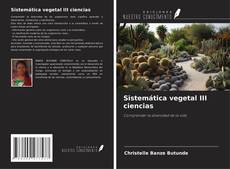 Portada del libro de Sistemática vegetal III ciencias