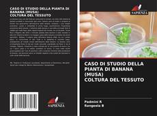 Bookcover of CASO DI STUDIO DELLA PIANTA DI BANANA (MUSA) COLTURA DEL TESSUTO