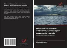 Buchcover von Odporność psychiczna: omówienie pojęcia i lepsze zrozumienie zjawiska