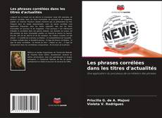 Copertina di Les phrases corrélées dans les titres d'actualités
