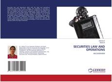 Borítókép a  SECURITIES LAW AND OPERATIONS - hoz