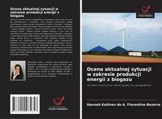 Обложка Ocena aktualnej sytuacji w zakresie produkcji energii z biogazu