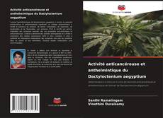 Copertina di Activité anticancéreuse et anthelmintique du Dactyloctenium aegyptium