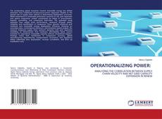 Couverture de OPERATIONALIZING POWER: