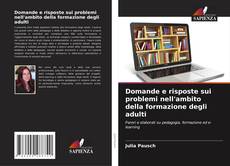 Portada del libro de Domande e risposte sui problemi nell'ambito della formazione degli adulti