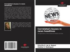 Buchcover von Correlated clauses in news headlines