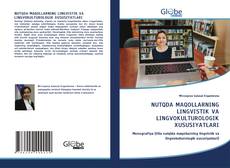 Buchcover von NUTQDA MAQOLLARNING LINGVISTIK VA LINGVOKULTUROLOGIK XUSUSIYATLARI