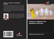 Capa do livro de Cancro e dolore nei bambini africani 