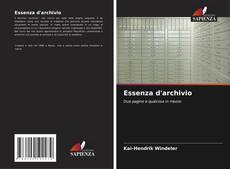 Essenza d'archivio的封面