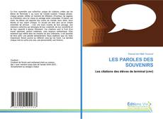 Capa do livro de LES PAROLES DES SOUVENIRS 