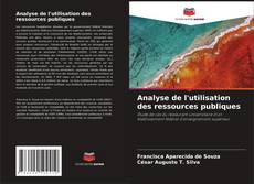 Capa do livro de Analyse de l'utilisation des ressources publiques 