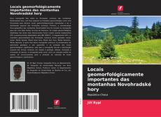 Capa do livro de Locais geomorfológicamente importantes das montanhas Novohradské hory 